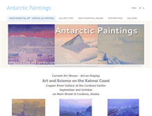 Tablet Screenshot of antarcticpaintings.com